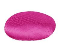 CHAKAE Basi di alta qualità da 15 cm, base in tessuto, per realizzare cappelli da sposa, accessori per capelli da sposa, basi fascinator per acconciature fai da te, Rosso rosato, Taglia unica