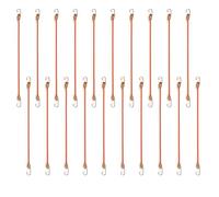 CHAKAE Cingcio Elastico da 20 per Bagaglio da Campeggio per Escursioni Bundling Bungee Corda con Corda Multifunzionale Gancio