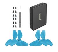 CHAKAE Durabilità Eliche Custodia di Immagazzinaggio per Accessori Scatola Protettiva Piccole Pagaie Eliche Trasportatori Durabilità Box Storage, Set da 3.