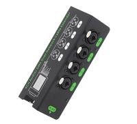 CHAKAE Estensore del cavo 4Way del metallo di durevolezza per le esibizioni dal vivo di trasmissione del suono sopra per i musicisti Stage Sound Extender