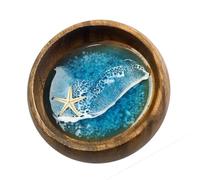 CHAKAE Il mondo del mare nelle ciotole, realizzato a mano, oceani, conchiglie, stelle marine, tartarughe, decorazione per la casa per bambini, decorazione artistica per la stanza a tema oceano