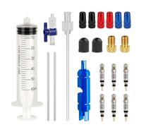 CHAKAE Iniezioni di liquidi per bici da strada Strumento per iniezioni di liquidi per pneumatici Tubeless Iniezioni di liquidi per pneumatici Tubeless Strumento Facile per noi Kit di riparazione bici