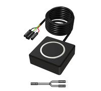 CHAKAE Interruttori di alimentazione del computer esterno Pulsante di estensione per desktop senza sforzo Start Up con ABS e lega di alluminio Costruzione Multiple Brand PC Power Extender