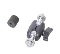 CHAKAE Lega di alluminio 1/4 "Vite Miniatura Testa a Sfera Adattatore per DSLR Camera Treppiede Montaggio 360Rotatable Design Compatto Adattatore di Dimensioni