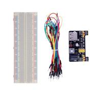 CHAKAE MB102 830 Punti Solderless Prototipo Pane Board Kit +65 Flessibile Jumper Wires Per Applicazioni di Sviluppo Progetto Elettrico Consiglio