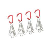 CHAKAE Octopuses Deck Peg Pali per tenda Pali in legno Gaps Fissaggio Chiodi con molla Tenda Vento Corda Gancio Polpi Corda Vento Fibbia di Fissaggio Fibbia Attrezzatura da Campeggio