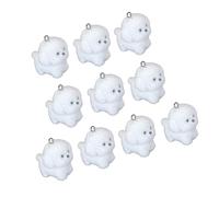 CHAKAE Robusto cucciolo di cane appeso in resina divertente e unico ciondolo ornamento per feste e moda quotidiana Pet Figurine ornamenti, Misura unica, come descritto, come descritto