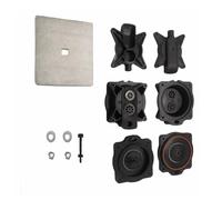 CHAKAE Set completo di riparazione pompe ad aria per acquacoltura parti di manutenzione per HP100 HP120 Soluzione di installazione semplice Parti per acque luride domestiche