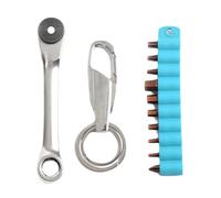 CHAKAE Set di chiavi rapide regolabili per cacciavite, asta, chiavi a bussola rapide, strumento manuale per gli amanti delle biciclette, strumento di riparazione essenziale per la riparazione di
