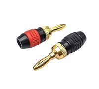 CHAKAE Spina a banana da 4 mm con struttura a 6 lame per una connessione sicura e prestazioni sonore spina audio stabile del collegamento