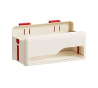 CHAKAE Vassoio da scrivania pieghevole da parete, design salvaspazio, facile da spostare, organizer multiuso per cucina e bagno, contenitore pieghevole da parete