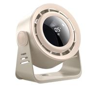 CHAKAE Ventola di raffreddamento portatile regolabile Display digitale USB ufficio interno adatto per uso interno silenzioso