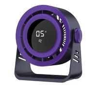 CHAKAE Ventola di raffreddamento portatile regolabile Display digitale USB ufficio interno adatto per uso interno silenzioso