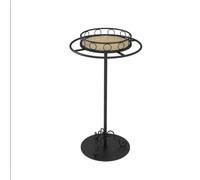 CHAKEUZND Appendiabiti rotondo, Appendiabiti girevole in metallo autoportante rotondo for negozi e camere da letto, color oro, diverse dimensioni