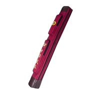 CHAKEUZND Borsa per Scherma, Custodia for Spada Tai Chi Multicolore, a Uno o Due Strati, da 110 cm, con Tracolla(Red,Double Layer Double Zipper)