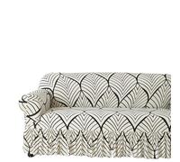 CHAKEUZND copridivano con gonna, copridivani, Copridivano con gonna for divano angolare da 1 a 4 posti, multicolore, diverse misure(Color 30,Large(190-230cm))