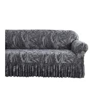 CHAKEUZND copridivano con gonna, copridivani, Copridivano con gonna for divano angolare da 1 a 4 posti, multicolore, diverse misure(Color 3,Medium(145-185cm))