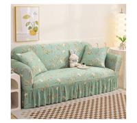 CHAKEUZND copridivano con gonna, copridivani, Copridivano elasticizzato con gonna for divani da 1/2/3/4 posti, multicolore, diverse misure(Color 21,XLarge)