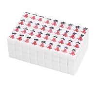 CHAKEUZND Gioco tradizionale cinese Majong, Tempo libero for la famiglia Piccolo set di Mahjong Set di tessere MahJongg Mahjong cinese classico