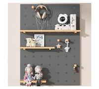 CHAKEUZND Organizer da cucina con pannello forato, Kit organizer for pannello forato con ganci multicolore, diverse misure(Grey,60x80cm/23.62x31.49in)