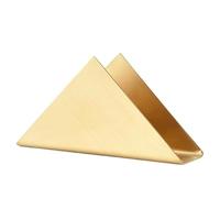 CHAKEUZND Regalo per la Festa del papà Porta tovaglioli 17 * 4.5 * 8.6CM 1-3 Pezzi Porta tovaglioli Triangolare in Acciaio Inossidabile for Tavolo(Gold,W:17/D:4.5/H:8.6cm 1pcs)