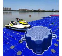 CHAKEUZND Robusta Piattaforma da Pesca, Kit di pontile Galleggiante Portatile for attività Ricreative in Acqua/Pesca(22pcs,L)