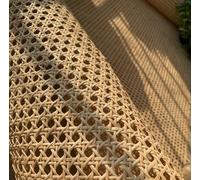CHAKEUZND Rotolo di Tessuto in Canna di Rattan, Forniture di Materiali for la Cannuccia mobili in Rotoli Rattan Naturale Diverse Dimensioni(45 Cm X 5 M)