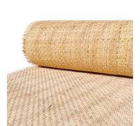 CHAKEUZND Rotolo di Tessuto in Canna di Rattan, Rotolo di fettuccia Canna Rattan, Materiale for la Riparazione mobili, progetti Fai da Te, Diverse Dimensioni(65 Cm X 10 M)