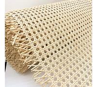 CHAKEUZND Rotolo di Tessuto in Canna di Rattan, Rotolo di fettuccia in Canna Rattan Naturale, Diverse Misure, Larghezza 18 Pollici(80x150cm)