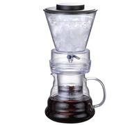 CHAKEUZND Torre per caffè freddo, Gocciolatore regolabile, macchina for caffè freddo in vetro staccabile, torre for da 500 ml con tecnologia a goccia lenta, percolatori in, for