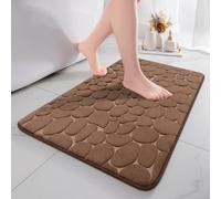 chakme Tappetino da bagno in memory foam, tappetino per la doccia, assorbente, lavabile, per il bagno, tappetino per la doccia, decorazione, tappetino antiscivolo per il bagno e il soggiorno, 60x90 cm
