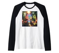 Chakra Buddha nella Foresta Maglia con Maniche Raglan