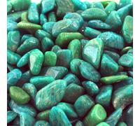 Chakra Cristallo Ciondolo Amazzonite Naturale Curative Gemma Regalo Reiki S x10