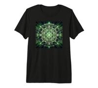 Chakra del Cuore Amore Geometria Sacra Maglietta Premium