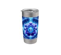 Chakra del terzo occhio Saggezza interiore Geometria sacra Bicchiere termico in acciaio inox doppia parete