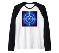 Chakra del Terzo Occhio Saggezza interiore Geometria Sacra Maglia con Maniche Raglan