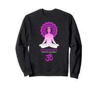 Chakra della corona Sahasrara Om Yoga Meditation Felpa