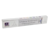 Chakra Line, bastoncini di incenso, mix 7 varietà, 14 bastoncini Holy Smokes Berk, confezione di assortimento Incense con bastone di bambù per affumicare, meditazione, yoga, 1 confezione
