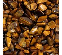 Chakra Pietra Fascino Oro Tigre Occhio Guarigione Reiki Regalo Gemma Piccolo x10