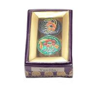Chakra Profumo solido naturale alla vaniglia per donne e uomini, fatto a mano con oli essenziali, vegano e lunga durata 0,14 OZ