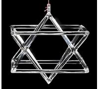 Chakra Quarzo Otticamente Trasparente Cristallo Canto Mokaba Merkaba Terapia del Suono Meditazione Yoga Percussione Piramide Guarigione Strumento Musicale(6 inch+bag)