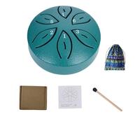 Chakra Rain Drum - 3 pollici, 6 note, armonizzati con i ritmi della natura nel tuo giardino(Green)