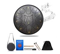 Chakra Rain Drum - 6 pollici, 11 note, armonizzati con i ritmi della natura nel tuo giardino(Silver)