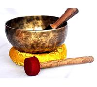Chakra sacrale e il sessuale chakra D note antico mano martellato meditazione tibetano canto ciotola 21,6 cm - yoga vecchia ciotola di canto ciotola house-nepal