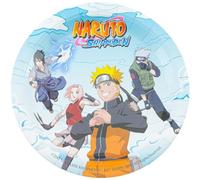 Chaks 12802-NA, Confezione da 8 piatti di cartone Naruto, 23 cm