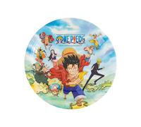 Chaks 8 Piatti in Cartone 23 cm One Piece - Multicolore