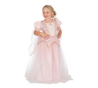 Chaks - Abito da principessa per bambine, costume da principessa rosa
