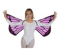 Chaks - Ali di farfalla, costume per adulti, mantello da farfalla per festival, carnevale e feste a tema