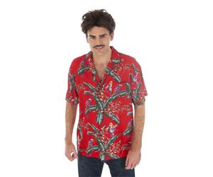 Chaks - Camicia hawaiana da uomo, camicia a maniche corte Tropical Party