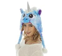 Chaks - Cappello animale per adulti, cappello di peluche con faccia di animale, accessorio per carnevale, festa a tema